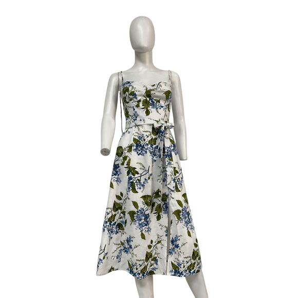 Reformation 'Kieryn' White Linen Dress Size 2 - Picture 2 of 5